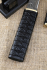 Нож Танто дамаск ламинированный черный граб резной деревянные ножны на подставке