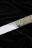 Нож №40 Х12МФ цельнометаллический рукоять карельская береза зеленая