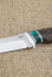 Нож Щука 95х18 рукоять акрил зеленый и венге 