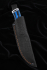 Нож №41 Х12МФ цельнометаллический рукоять G10 черносиняя