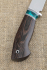 Нож Странник 95х18 рукоять акрил зеленый и венге 
