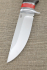 Нож Гепард 95х18 рукоять акрил красный и венге 