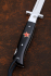 Нож Финка НКВД складная, сталь 95Х18, рукоять накладки черный граб со звездой