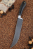 Нож пчак цельнометаллический сталь х12мф, рукоять карельская береза
