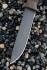 Нож Вождь х12МФ полимер коричневый