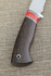 Нож Пехотинец 95х18 рукоять акрил красный и венге