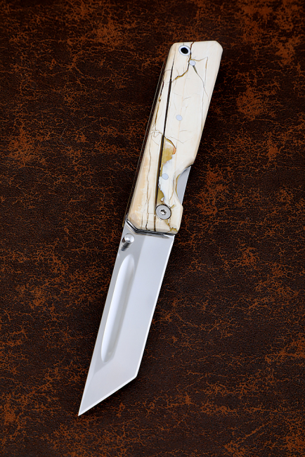 Нож Токио складной Elmax кость мамонта