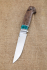 Нож Барс сталь RWL-34 рукоять карельская береза коричневая акрил