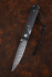 Нож складной Якут сталь дамаск накладки карбон (NEW)