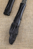 Сувенир "Вакидзаси" дамаск рукоять резной черный граб с головой дракона на подставке