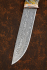 Нож Легион дамаск нержавеющий мокуме-гане кость мамонта карельская береза