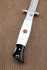 Ножи (Набор) Финка НКВД складная + фиксированная, сталь S390 белый акрил с красной звездой