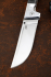 Нож складной Пчак сталь M390 накладки карбон с мусульманским значком