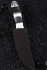 Нож Уран дамаск ламинированный с воронением рог лося резной карельская береза коричневая
