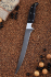 Нож филейный цельнометаллический большой сталь х12мф, рукоять черный граб