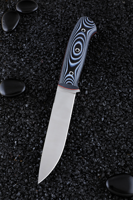 Нож Путник ELMAX микарта темно-синяя