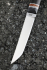 Нож Шаман Х12МФ рукоять G10 черная, железное дерево, черный граб