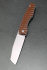 Нож складной Тор сталь Elmax накладки текстолит резной + AUS8 (подшипники, клипса)