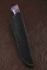 Нож Барс ламинированный дамаск карельская береза фиолетовая акрил
